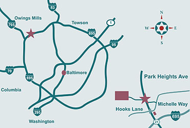 Map to Retreat Center